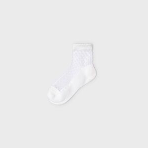 Size 2 kids Mayoral Kids' White Textured Socks